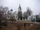 Село Казанское. Общий вид храма. Апрель 2006