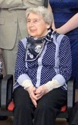 Ева Матвеевна Смирнова на первой конференции краеведов. 18 апреля 2015 г.