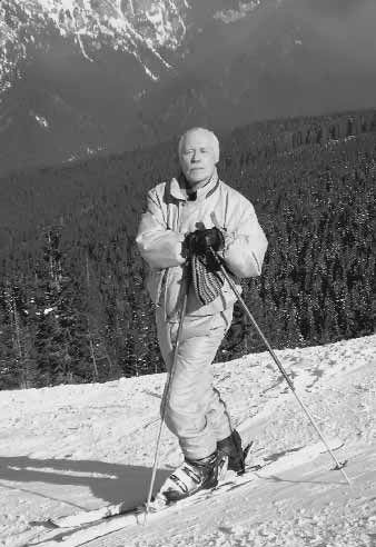 В.А. Струнин на горных лыжах. 2006 г.