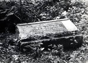 Старинные надгробия на закрытом прокунинском кладбище. 