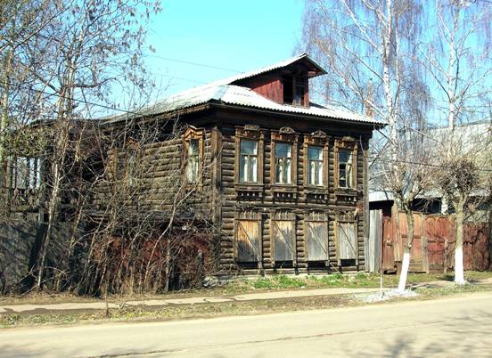 Бывший дом В.В.Тихонова на ул. Володарского, 2007 г. 