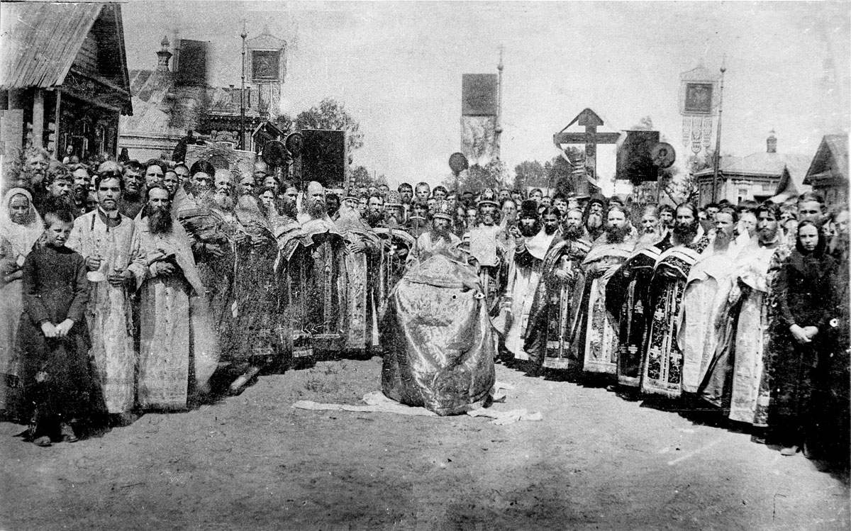 Похороны старообрядческого Епископа Даниила Богородского в Давыдове