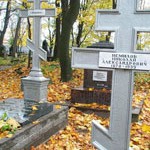 Громовское кладбище в Петербурге (кресты – копии Глуховских)