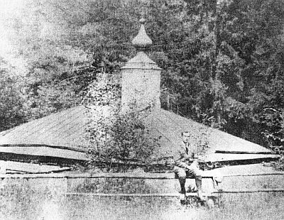 Берлюковская пустынь. Церковь Иоанна Предтечи (фото 1922 г.) 