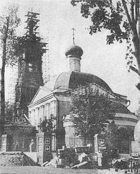 Кудиново. Покровская церковь (фото 1992 года)