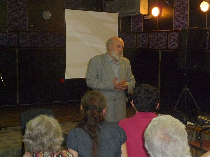 Владимир Николаевич Алексеев, писатель и краевед из Орехово-Зуева, в Черноголовке