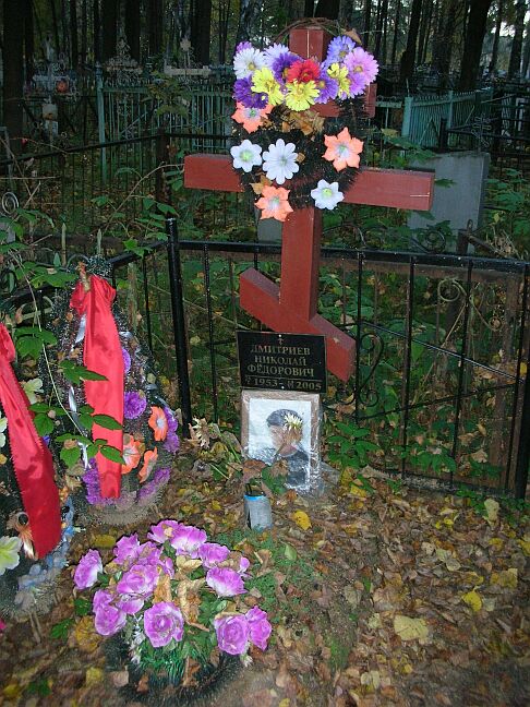 Кладбище в Покрове. Могила поэта Дмитриева
