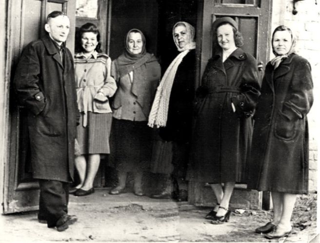 Наталья Михайловна (урожд. Рудакова) на фото  1956 года