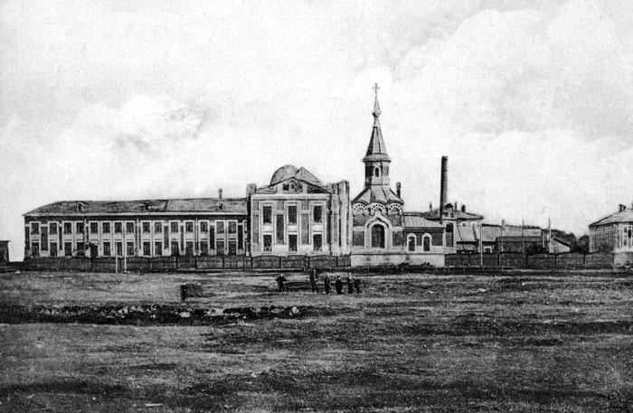 Местечко Никольское. Больница при фабриках Т-ва Саввы Морозова сын и К?. 1910 год.