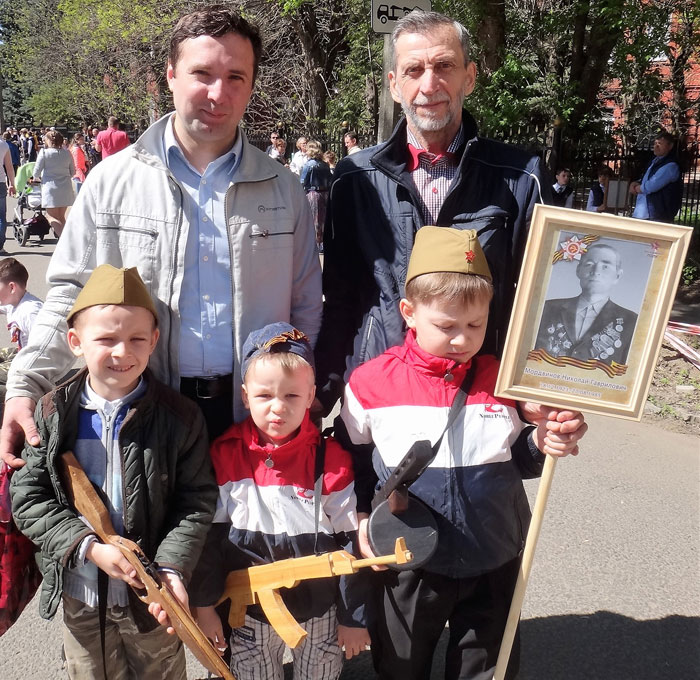 Бессмертный полк в Ногинске. 2018 год