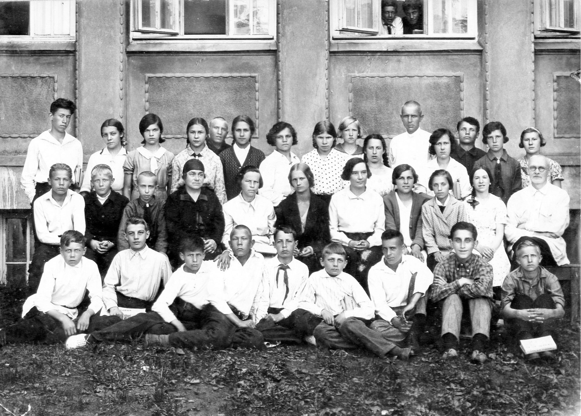 Выпускники в Советское время. 7 класс 1919 г.