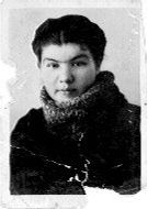 Н.А.Копина (Строганова) проработала в макаровской школе 43 года. Снимок сделан в 1944 году,