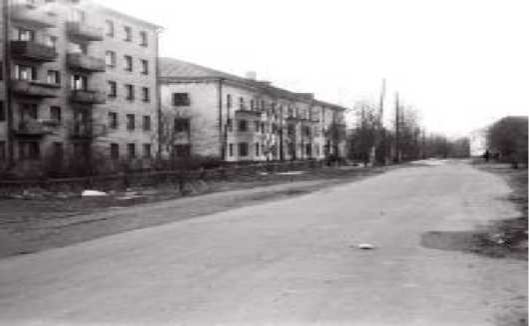 Поселок Городищи, 1982 г. Фото А. Лазунина.