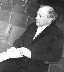 Лев Натанович Гальперин на Ученом совете. 1974 год