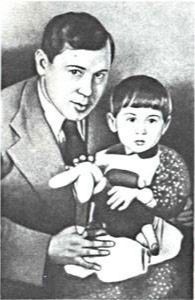 М. Джалиль с дочкой Чулпан