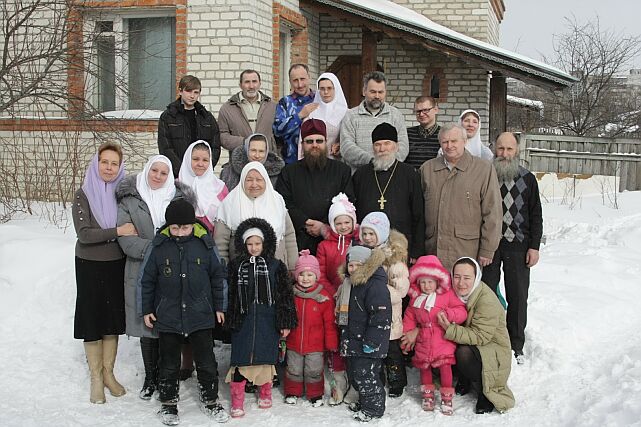 Фото с юбилея о. Леонтия Пименова в Прощеное Воскресенье 2011 года (автор - В.Н.Алексеев)