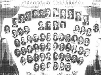 Выпускники техникума –1952 – 1957 г.г. 