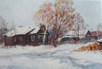 Юрий Александрович Федоренков. Зимка. Деревня Власово. 1994 год 