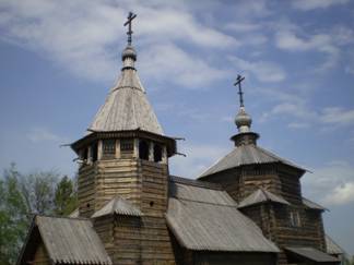 Спасо-Преображенский собор в музее деревянного зодчества 