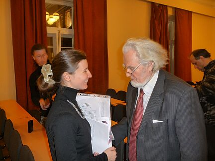 Ирина Владимировна принимает поздравления 