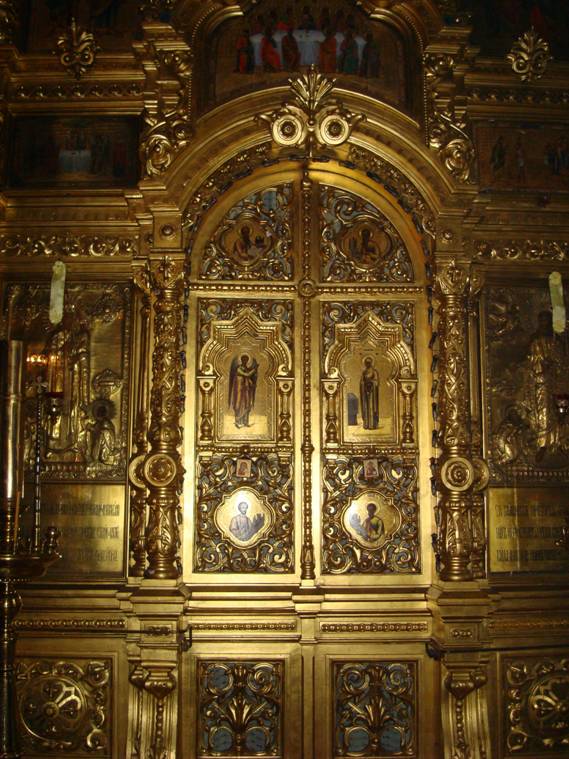 Царские врата Тихвинского храма города Богородска