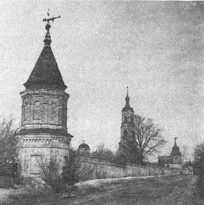 Берлюковская Николаевская пустынь. Вид с юго-вост. (фото 1980-ых годов) 