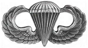 US Army Airborne basic parachutist badge