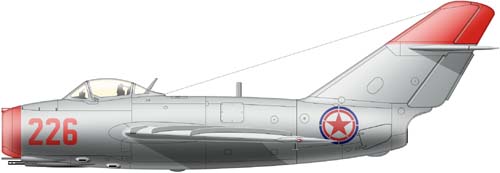 МиГ-15бис, пилот - Щукин Л.К., 1951 г . 